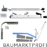 HAUTAU FL190 �ffnerschere mit Aufschraub-Fl�gelbock Euronut Ausf�hrung E weiss