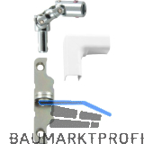 HAUTAU FL190 Winkel-Doppelkreuzgelenk-Set 200 WA Stahl verzinkt / wei�