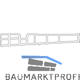 HAUTAU ThermoTop Aufbauprofil 2 TS 88-92 mm, L=3500 mm, Kunststoff grau