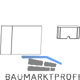 MACO HS Zubeh�r-Beutel f�r Laufschiene unten flach Holzschwelle, schwarz