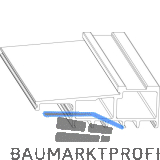 MACO Fiber-Therm Bodenschwelle Grundk�rper 180, L=2500 mm, silber (465554)
