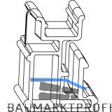 MACO Fiber-Therm Grundk�rper Verbreiterungsverbinder 140 mm, silber (455125)