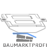 MACO HS Dichtungsbr�cke f�r F�hrungsschiene universal nieder L=93 mm