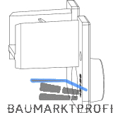 MACO HS F�hrung oben Band F�hrungsschiene mit Blende/universal nieder silber