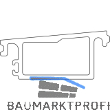 MACO Fiber-Therm Grundk�rper Verbreiterung 88 mm, L=6500 mm, silber (466674)