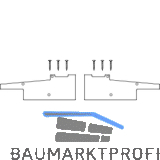 MACO Fiber-Therm Abdeckkappen-Set, Grundk�rper 180 mm, silber (102886)