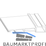 MACO Fiber-Therm Bodenschwelle Grundk�rper 240, L=5000 mm, silber (466912)