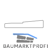 MACO Fiber-Therm Einschubprofil, Grundk�rper 240, Hohlkammer mitte, L=1000 mm