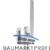 MACO HS Griffgarnitur 12, PZ innen, TS 79-110 mm, Alu silber eloxiert (103820)