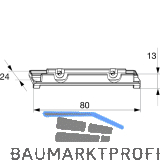 MACO Fiber-Therm Aufnahme f�r Trittschwelle, silber (368967)