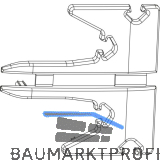MACO HS Abdeckkappen-Set f�r Dichtungsschiene PVC links/rechts silber (367284)