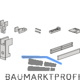 GU HS SilentClose/StopUnit Zubeh�r P1786 GS geschlossen Schema A lichtgrau