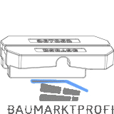 MACO Fiber-Therm Dichtungsst�ck f�r Laufschiene flach asymmetrisch, schwarz