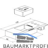 GU Thermostep Rahmen-Eckverbinder-Set unten IV68