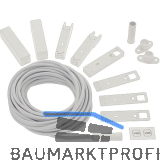 Einbaut�rkontakt B5469 Anschlussleitung 5m, inkl. Aufbaugeh�use, Kunststoff wei�