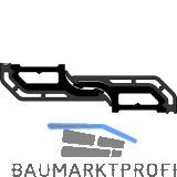 GU-937/934 HS Mittelsto�sicherung-Set Fl�gelabstand 16-22 mm L=2400 mm schwarz