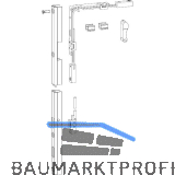GU HS Aushebeschutz Eckumlenkung-Set Metall