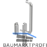 GU HS Drehgriffgarnitur RONDO 180� Griff innen mit PZ Muschel au�en Edelstahl