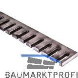 ARTEFERRO Kr�mmeisen, 40 x 8 mm, L�nge 1500 mm; Schmiedeeisen