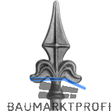ARTEFERRO Spitze H�he 125 mm, Base D, Schmiedeeisen