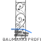 ARTEFERRO Zierelement, Profil 14 x 8 mm, 1000 x 275 mm, C-Bogen, Schmiedeeisen