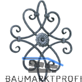 ARTEFERRO Zierelement, Profil 12 x 12 mm, 430 x 530 mm, Schmiedeeisen