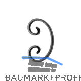 ARTEFERRO C Schnecke, 75 x 120 mm, Schmiedeeisen