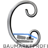 ARTEFERRO C Schnecke, 70 x 105 mm, Schmiedeeisen