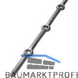 ARTEFERRO Lochstab, rund � 12mm, Lochabstand 120mm, 2000 mm, Schmiedeeisen