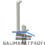 GU HS Drehgriff DIRIGENT 180� innen Rosette mit PZ silber