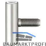 SIMONSWERK T�rband-Rahmenteil V 4700 WF, Band � 15 mm, M10x1, Stahl vernickelt