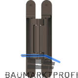 SIMONS T�rband TECTUS TE 640 3D, verdeckt, mittelbronze beschichtet