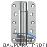 SIMONSWERK Objektband VN 2828, Bandh�he 120 mm, Stahl vernickelt matt
