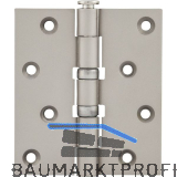 Scharnierband, 102 x 89 x 3,0 mm, Stahl vernickelt