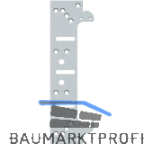 SIMONS Befestigungsplatte f�r Futterzarge zu TECTUS TE540 3D, Stahl verzinkt