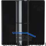 HEWI Aufschraubband B9505.50, rechts, Stahl/Kunststoff schwarz