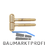 SFS Einbohrband, 16 mm, mit Rundkopf, Stahl glanzvermessingt