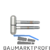 SFS Einbohrband, 16 mm, mit Rundkopf, Stahl verchromt matt