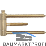 Steckband dreiteilig, 18 mm, brandschutztauglich, Stahl vermessingt