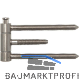 Steckband 3-teilig 18 mm, brandschutztauglich, Stahl vernickelt
