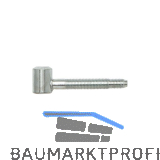 SOLIDO Einbohrband-Oberteil mit Zylinderkopf, � 16 mm, f�r Holz, Stahl verzinkt