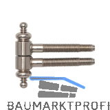 SFS Einbohrband mit Zierkopf, � 16 mm, Bandh�he 63 mm, Stahl vernickelt