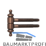 SFS Einbohrband mit Zierkopf, � 16mm, Bandh�he 63mm,Stahl bronze patiniert