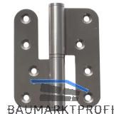Aufschraubband B 1835 rechts, 100,2 x 86,4 x 3 mm, Edelstahl