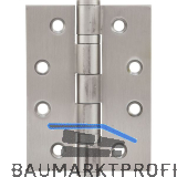 Scharnierband, 102 x 76 mm, Edelstahl