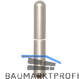 Aufsteckh�lsen 3- DIM, rund, Band � 20 mm, Aluminium vernickelt matt 112 mm