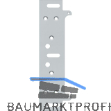 SIMONS Befestigungsplatte f.Futterzarge Keep Close KCM50FZ zu TEG310 2D,verzinkt