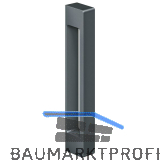 T�rgriff KCH1700, zum Kleben,200 x 26 x 40 mm,Aluminium reingrau matt