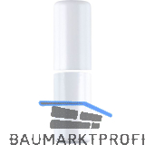 Aufsteckh�lsen flachrund, 16 mm, Aluminium wei� RAL 9016