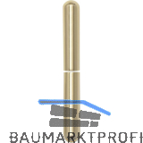 Aufsteckh�lsen 3- DIM, rund, Band � 15 mm, Aluminium vermessingt 112 mm